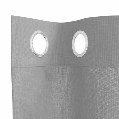 Voile Curtains with Grommets 2 pcs Light Grey 140x245 cm