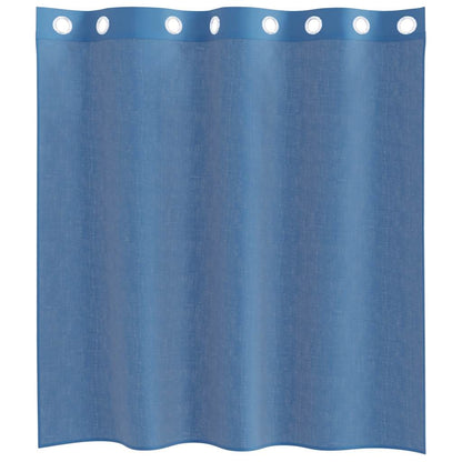 Voile Curtains with Grommets 2 pcs Royal Blue
