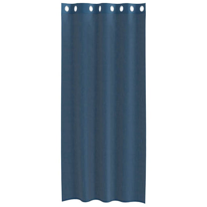 Voile Curtains with Grommets 2 pcs Royal Blue
