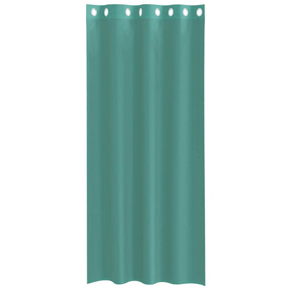 Voile Curtains with Grommets 2 pcs Turquoise