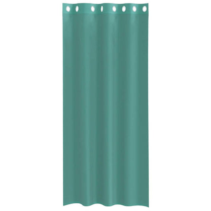 Voile Curtains with Grommets 2 pcs Turquoise