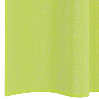 Voile Curtains with Rod Pockets 2 pcs Apple Green