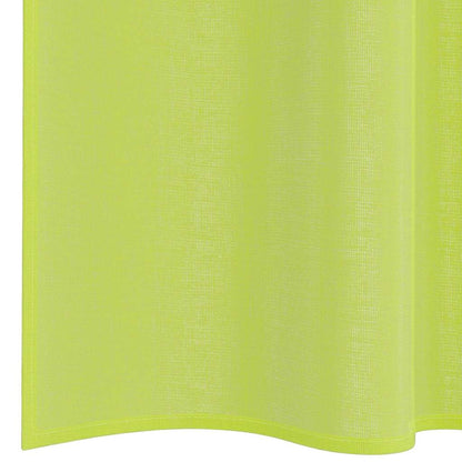 Voile Curtains with Rod Pockets 2 pcs Apple Green