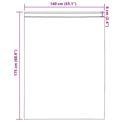 Voile Curtains with Rod Pockets 2 pcs Brown