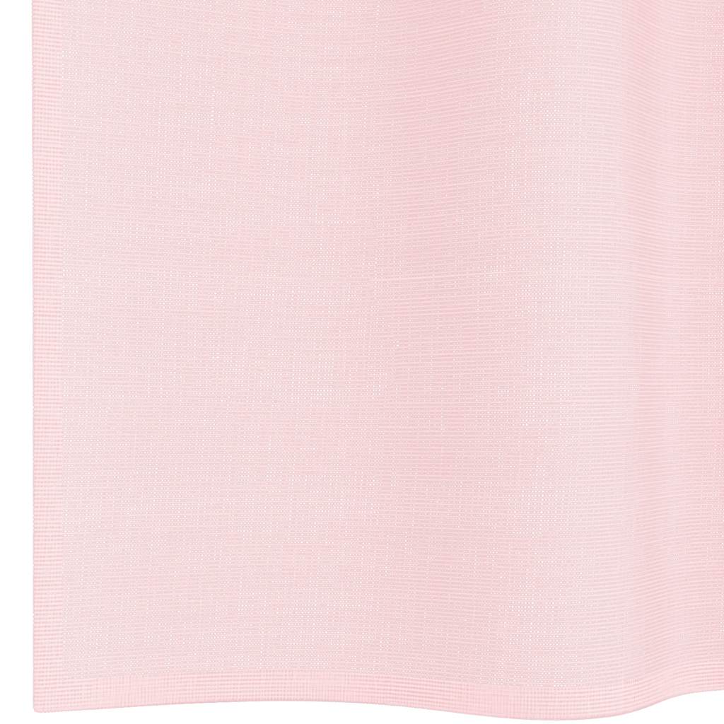 Voile Curtains with Rod Pockets 2 pcs Light Pink