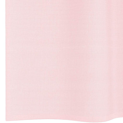Voile Curtains with Rod Pockets 2 pcs Light Pink