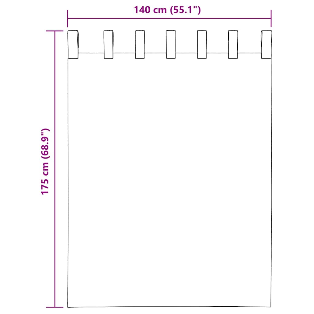 Voile Curtains with Rod Pockets 2 pcs Pink