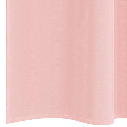 Voile Curtains with Rod Pockets 2 pcs Pink