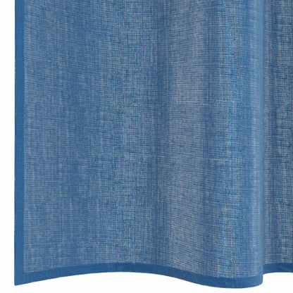 Voile Curtains with Rod Pockets 2 pcs Royal Blue
