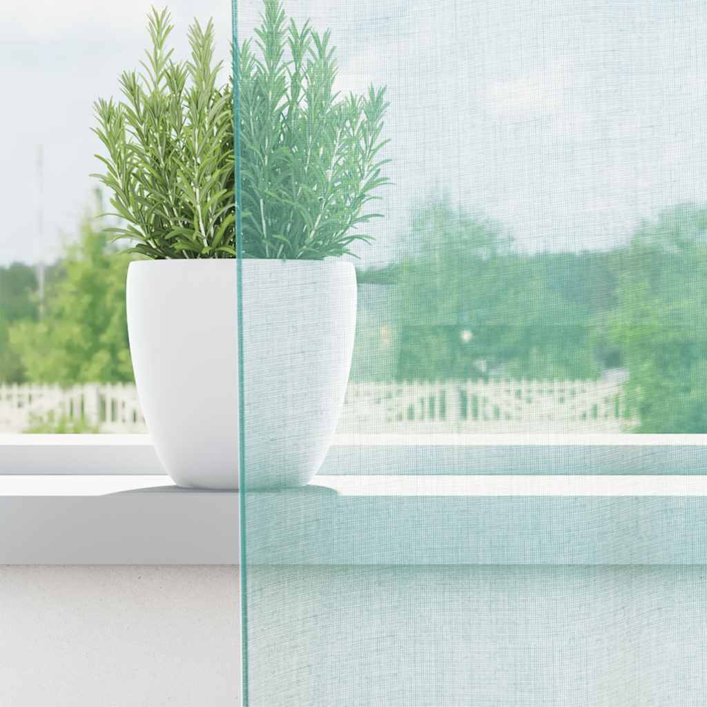 Voile Curtains with Rod Pockets 2 pcs Turquoise