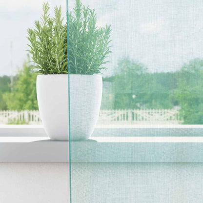 Voile Curtains with Rod Pockets 2 pcs Turquoise