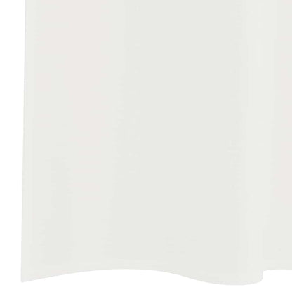 Voile Curtains with Rod Pockets 2 pcs White