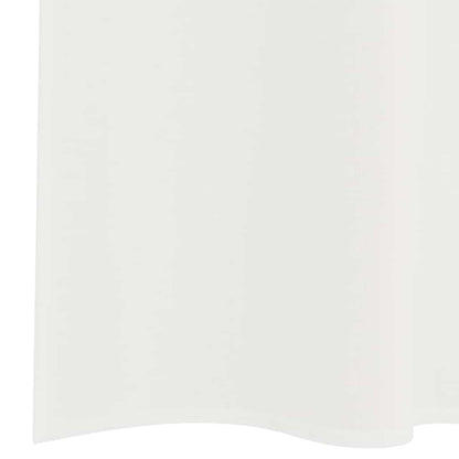 Voile Curtains with Rod Pockets 2 pcs White