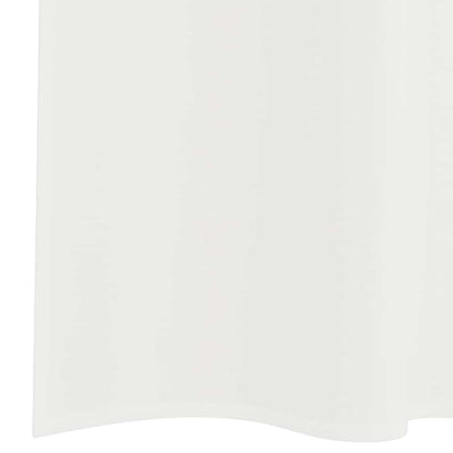 Voile Curtains with Rod Pockets 2 pcs White
