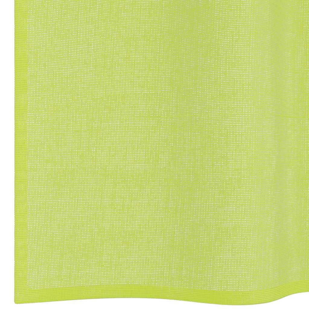Voile Curtains with Tab Top 2 pcs Apple Green