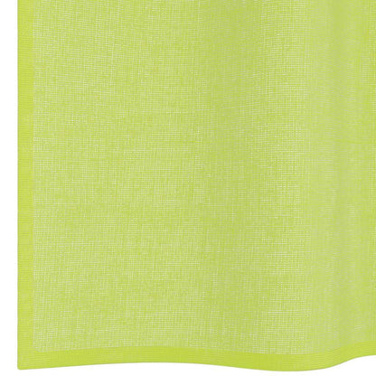 Voile Curtains with Tab Top 2 pcs Apple Green