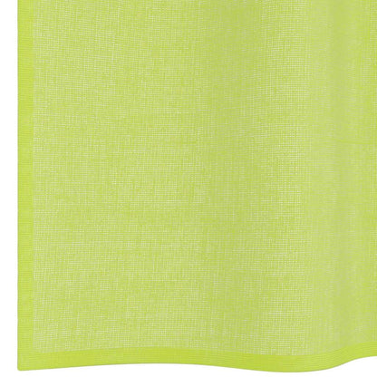 Voile Curtains with Tab Top 2 pcs Apple Green
