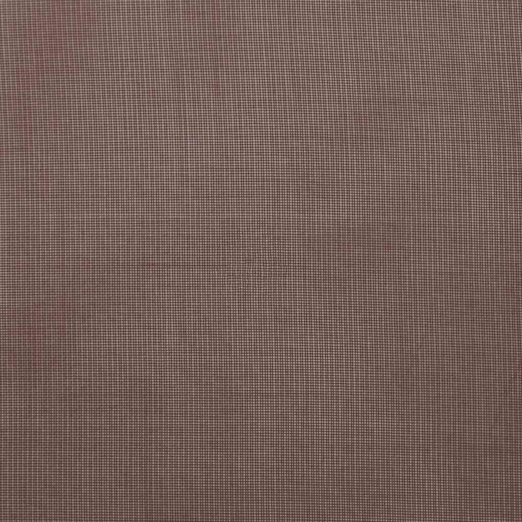 Voile Curtains with Tab Top 2 pcs Brown