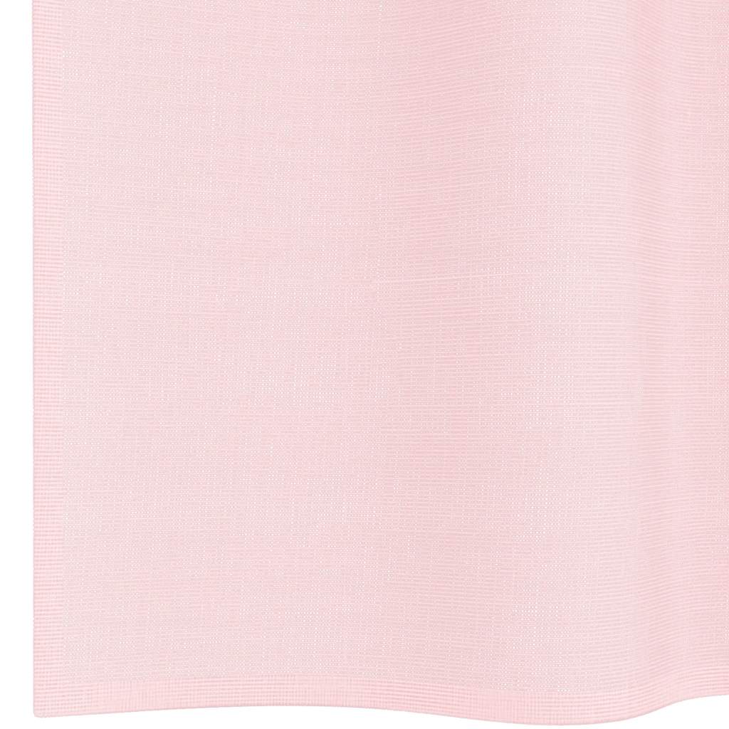 Voile Curtains with Loops 2 pcs Light Pink 140x140 cm