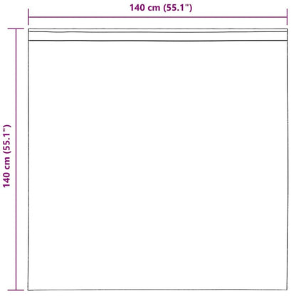 Voile Curtains with Loops 2 pcs Pink 140x140 cm