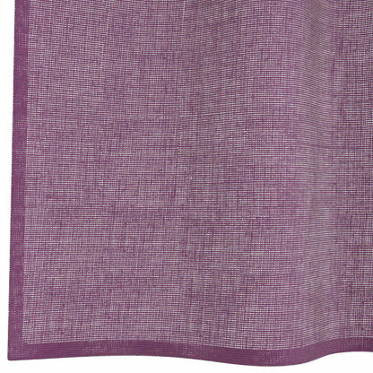 Voile Curtains with Loops 2 pcs Purple 140x140 cm
