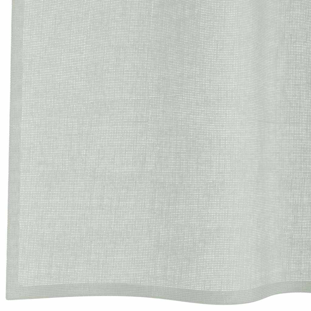 Voile Curtains with Loops 2 pcs Light Grey 140x225 cm
