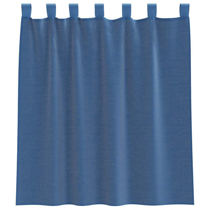 Voile Curtains with Loops 2 pcs Light Grey 140x260 cm