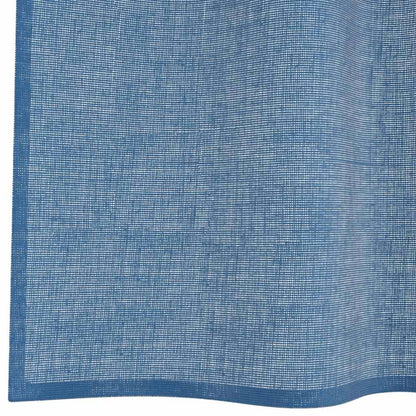 Voile Curtains with Loops 2 pcs Royal Blue 140x140 cm