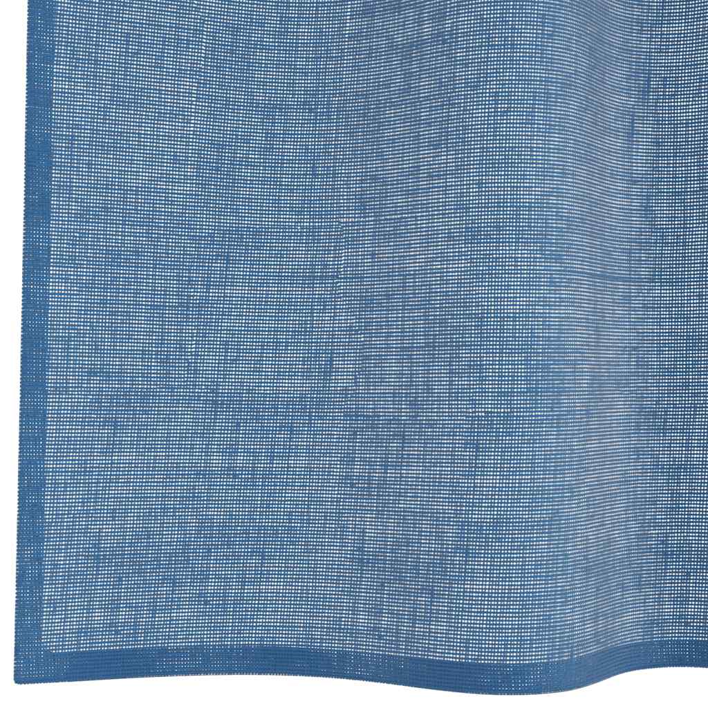 Voile Curtains with Loops 2 pcs Royal Blue 140x175 cm