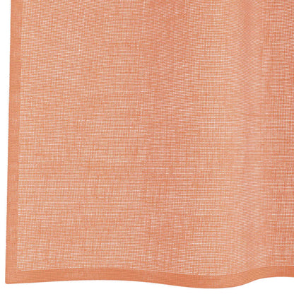 Voile Curtains with Loops 2 pcs Terracotta 140x225 cm