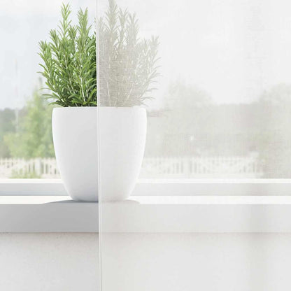 Voile Curtains with Loops 2 pcs White 140x140 cm