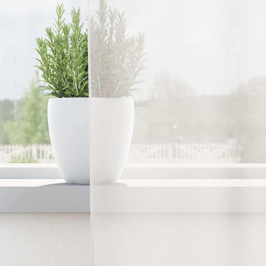 Voile Curtains with Loops 2 pcs White 140x225 cm
