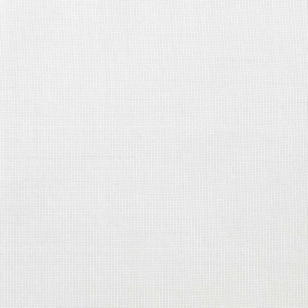 Voile Curtains with Loops 2 pcs White 140x245 cm