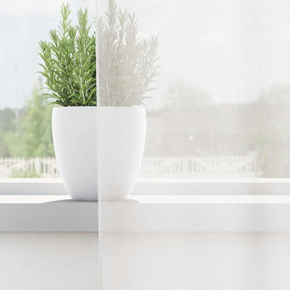 Voile Curtains with Loops 2 pcs White 140x260 cm