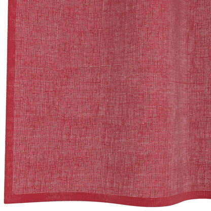 Voile Curtains with Loops 2 pcs Wine Red 140x260 cm