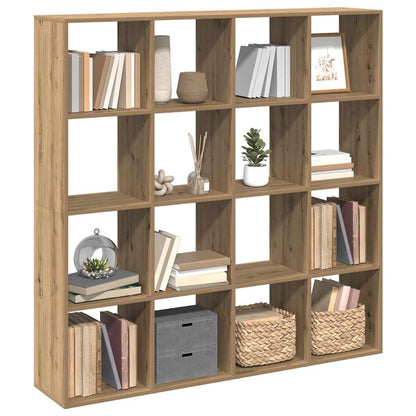 Book Cabinet Artisian Oak 102x29x143 cm Engineered Wood
