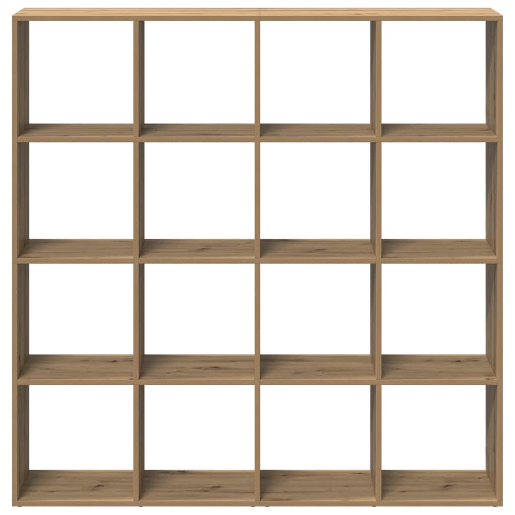 Book Cabinet Artisian Oak 102x29x143 cm Engineered Wood