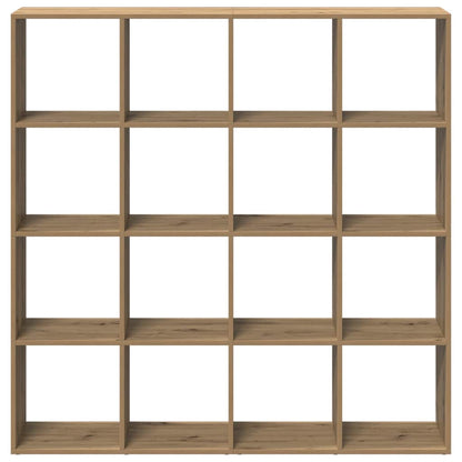 Book Cabinet Artisian Oak 102x29x143 cm Engineered Wood