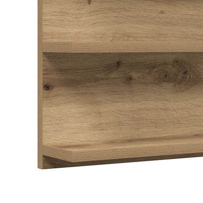 Bathroom Mirror Cabinet Artisan Oak 90x11x45 cm Engineered Wood