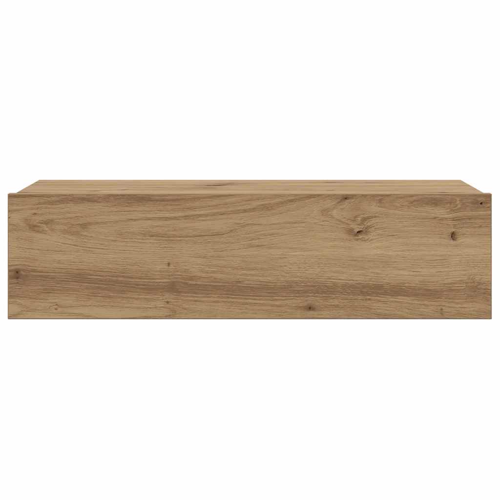 TV Cabinet with LED Lights Artisan Oak 60x35x15.5 cm