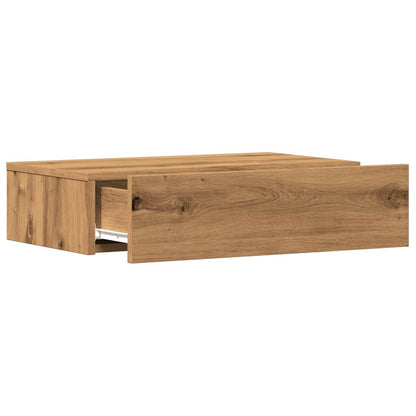 TV Cabinets with LED Lights 2 pcs Artisan Oak 60x35x15.5 cm