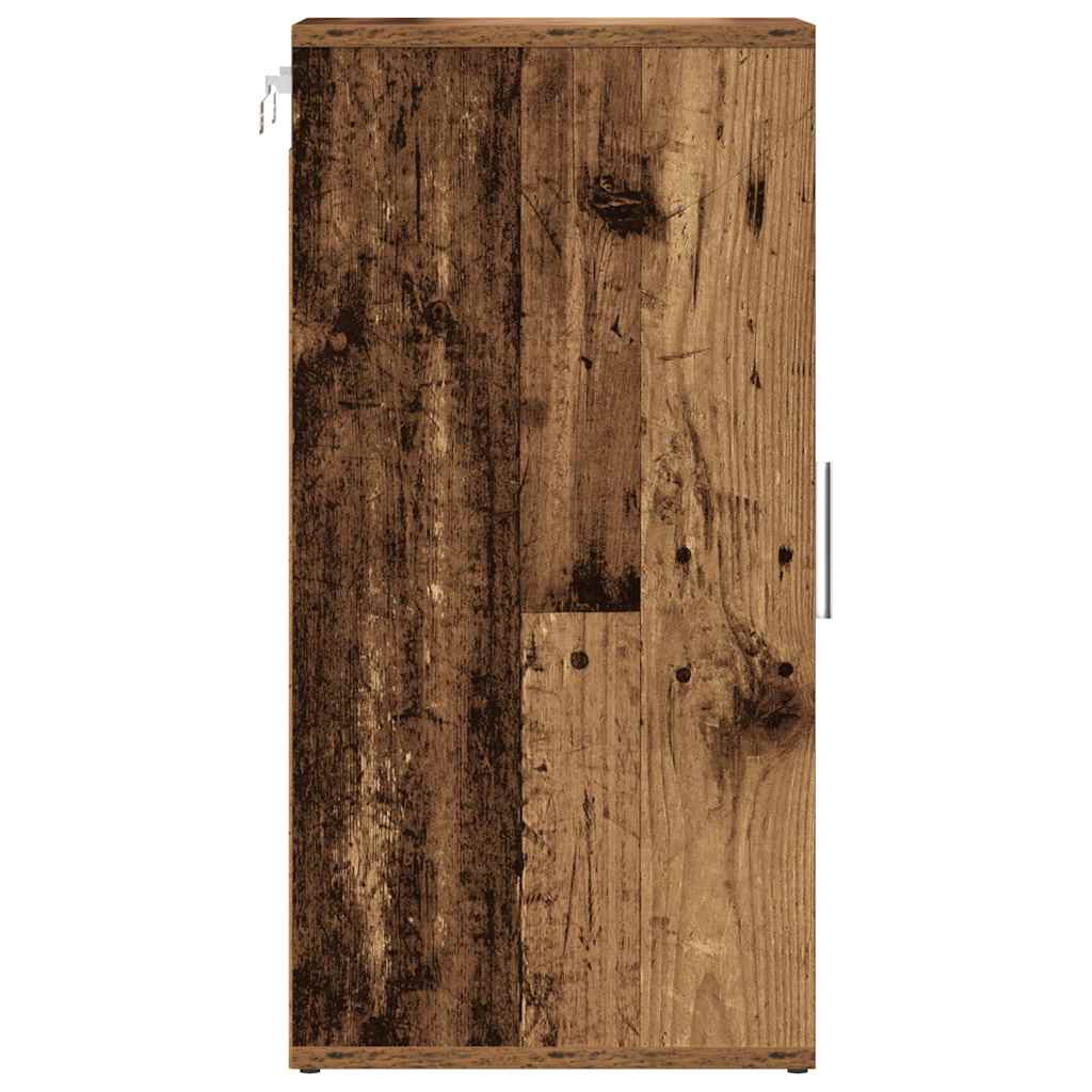 Shoe Cabinets 2 pcs Old Wood 32x35x70 cm Engineered Wood