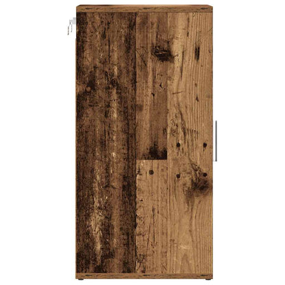 Shoe Cabinets 2 pcs Old Wood 32x35x70 cm Engineered Wood