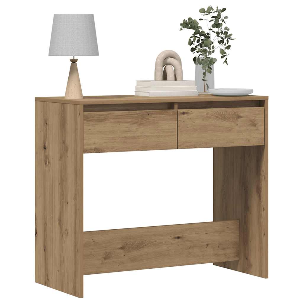 Console Table Artisan Oak 89x41x76.5 cm Engineered Wood