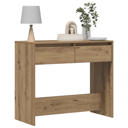 Console Table Artisan Oak 89x41x76.5 cm Engineered Wood
