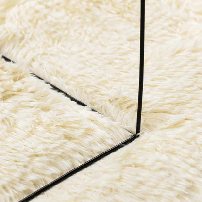Shaggy Rug High Pile NAVARRA Cream 160x230 cm Polyester