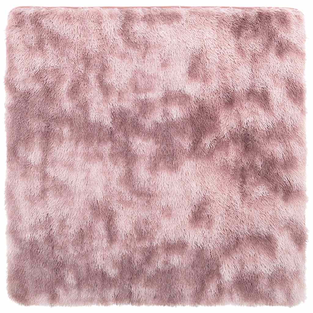 Shaggy Rug High Pile NAVARRA Dusty Pink 160x160 cm Polyester