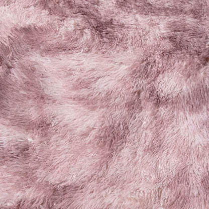 Shaggy Rug High Pile NAVARRA Dusty Pink 160x160 cm Polyester