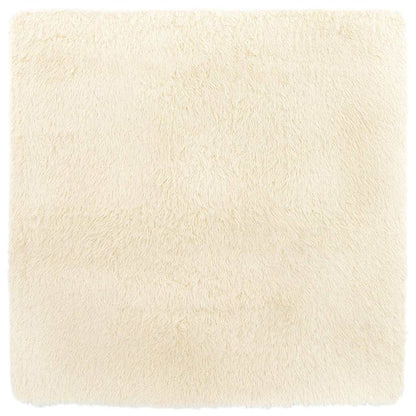 Shaggy Rug High Pile NAVARRA Cream 200x200 cm Polyester