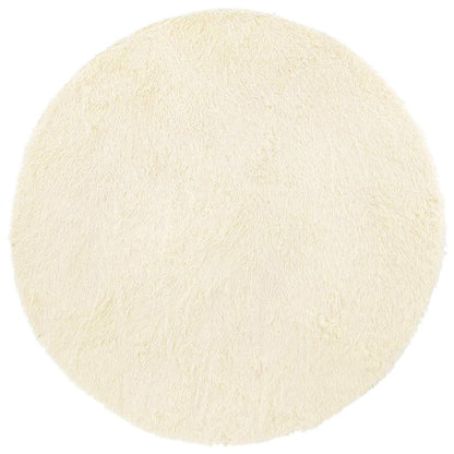Shaggy Rug High Pile NAVARRA Cream 200x200 cm Polyester